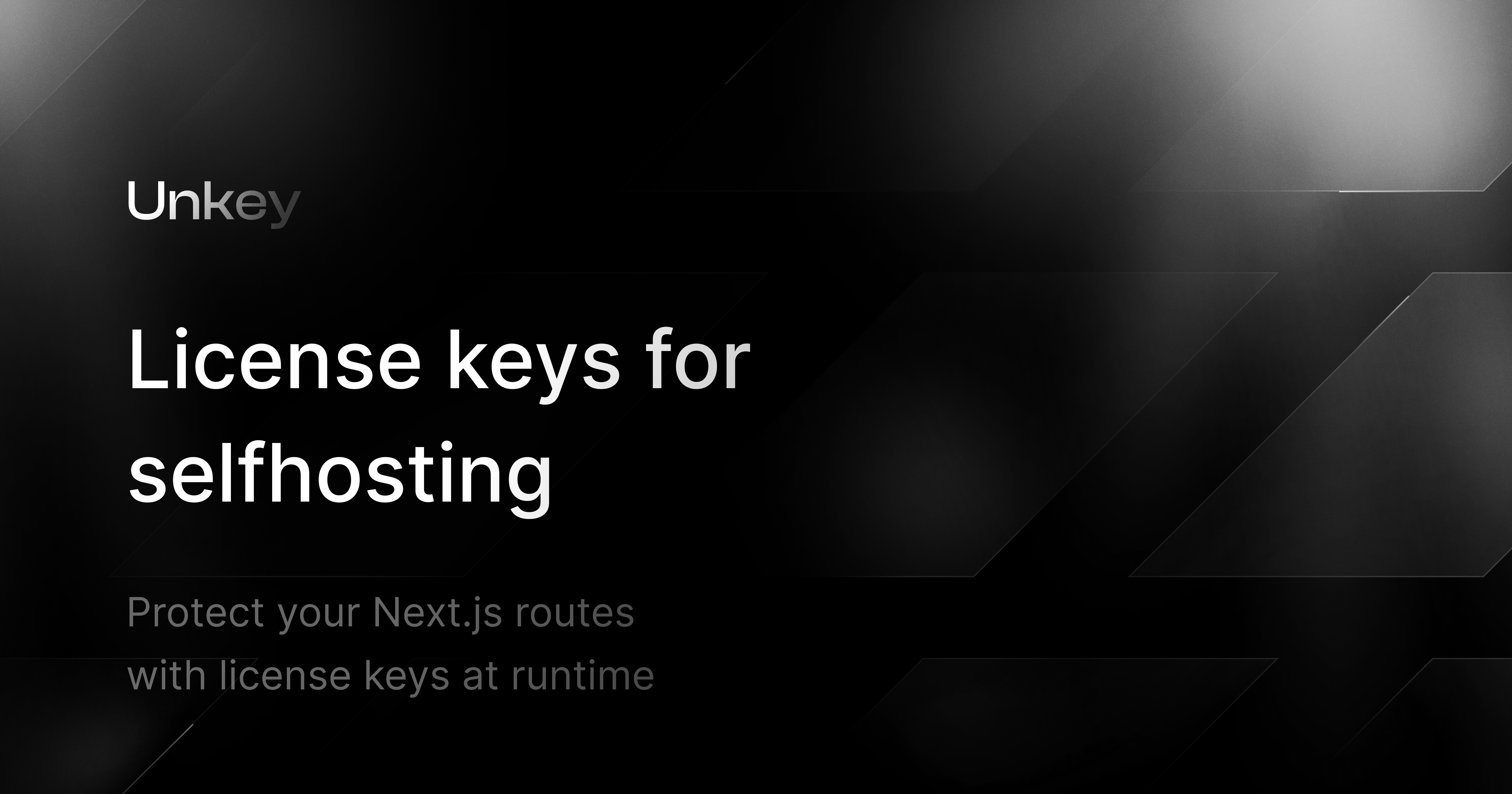 Protect your Next.js routes with license keys at runtime